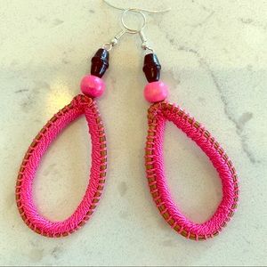 Handcrafted set of earrings and bracelet!!